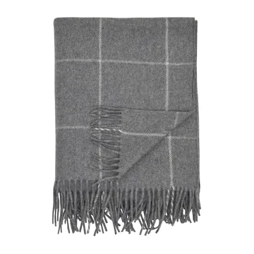 Vilgot uldplaid 130x170 cm - Grå - Boel & Jan