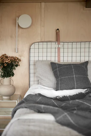 Vilgot uldplaid 130x170 cm - Grå - Boel & Jan