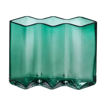 Row vase tre kamre lav - Grøn - Born In Sweden