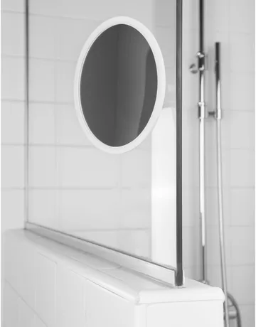 AirMirror makeupspejl x15 aftageligt m. sugekop - Ø16,5 cm - Bosign