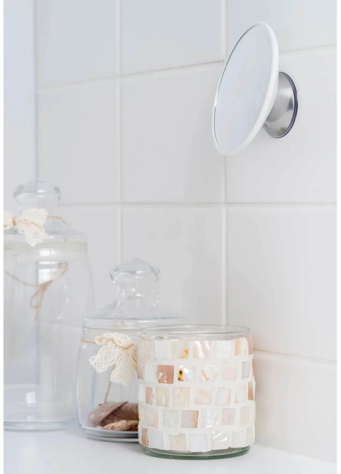 AirMirror makeupspejl x20 aftageligt m. sugekop, Ø11,2 cm Bosign