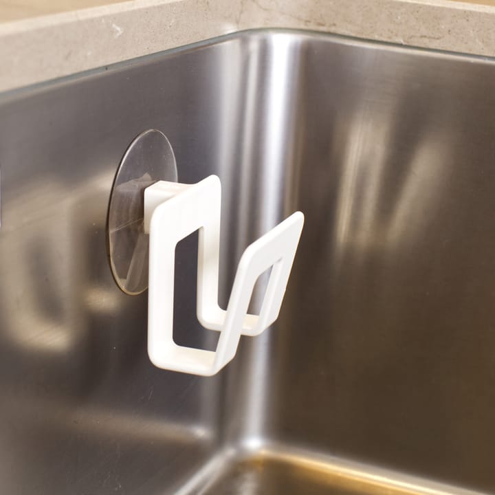 Bosign holder til skuresvamp med sugekop, Hvid Bosign