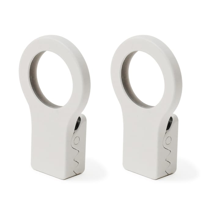 Bosign Loop clips til viskestykke 2-pak - Hvid - Bosign
