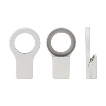 Bosign Loop clips til viskestykke 2-pak - Hvid - Bosign
