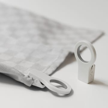 Bosign Loop clips til viskestykke 2-pak - Hvid - Bosign