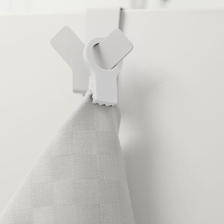 Bosign Loop clips til viskestykke 2-pak, Hvid Bosign