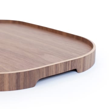 Bosign serveringsbakke curveline large 34x47 cm - Valnød - Bosign