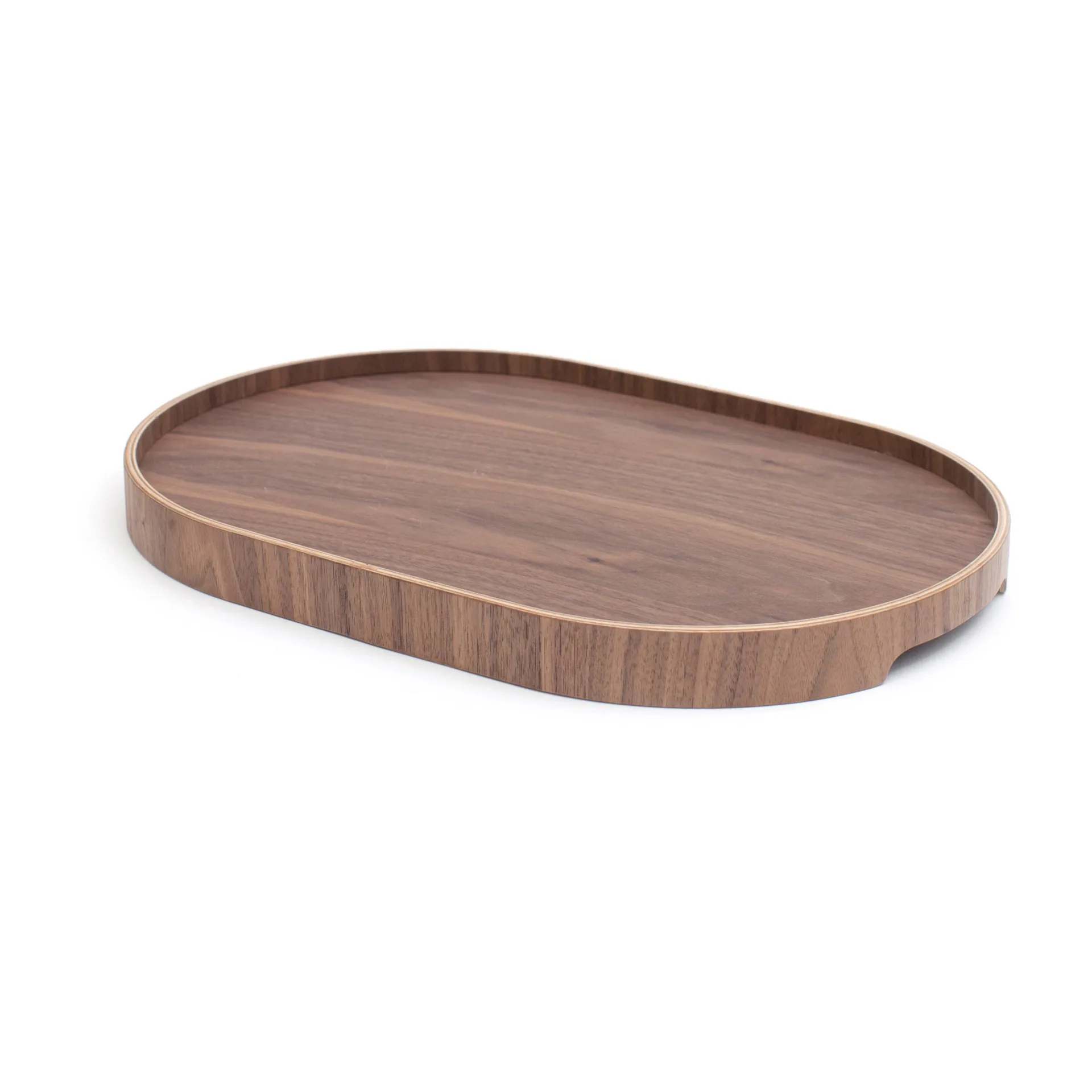 Bosign serveringsbakke curveline medium 26x39 cm, Valnød Bosign