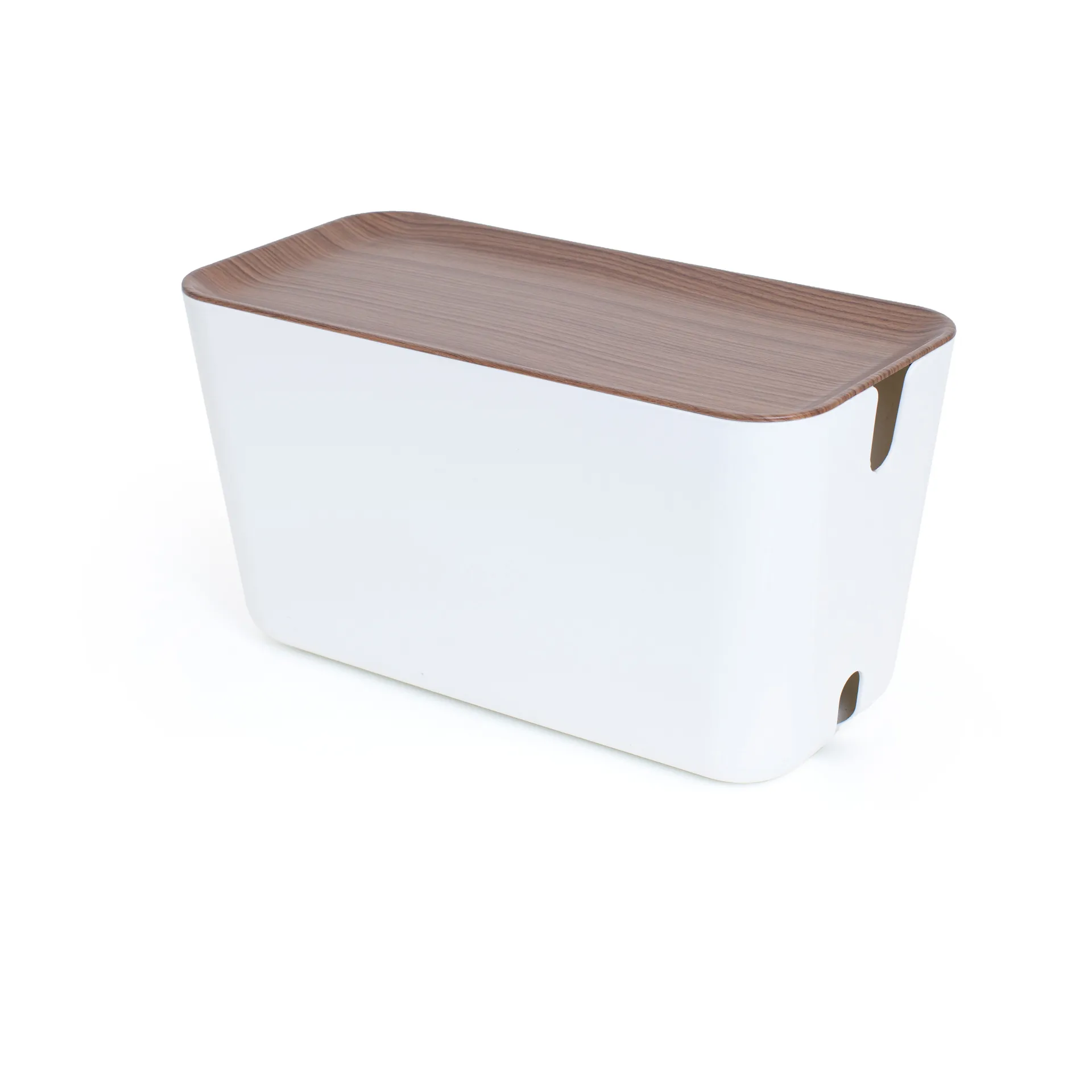 Cable Organiser XXL kabelskjuler, Mørk trædekor Bosign