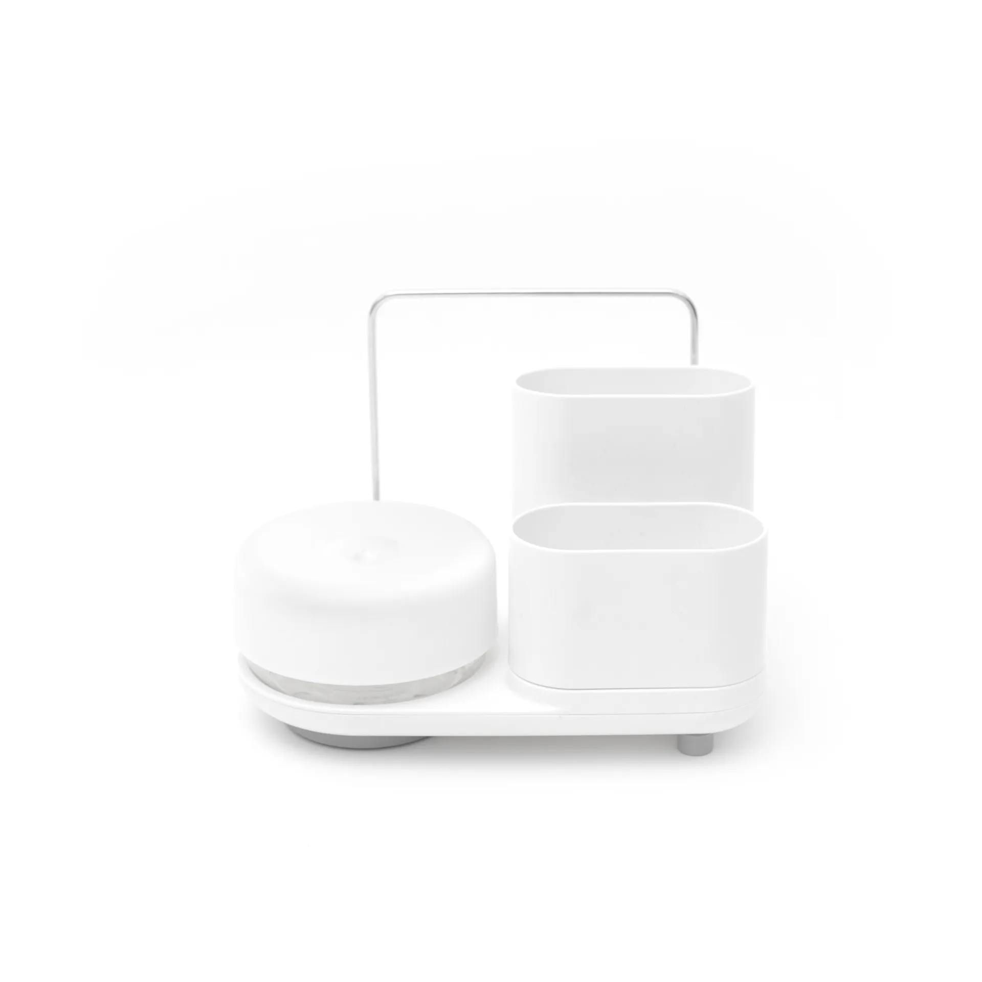 Do-Dish Caddy PLUS opvaskemiddelspumpe med opbevaring, Hvid Bosign