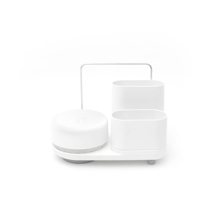 Do-Dish Caddy PLUS opvaskemiddelspumpe med opbevaring - Hvid - Bosign
