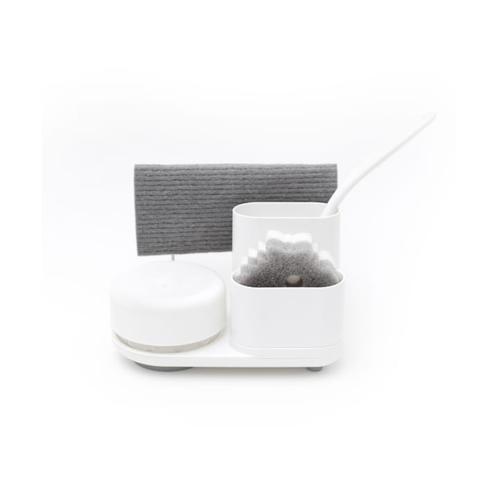 Do-Dish Caddy PLUS opvaskemiddelspumpe med opbevaring, Hvid Bosign