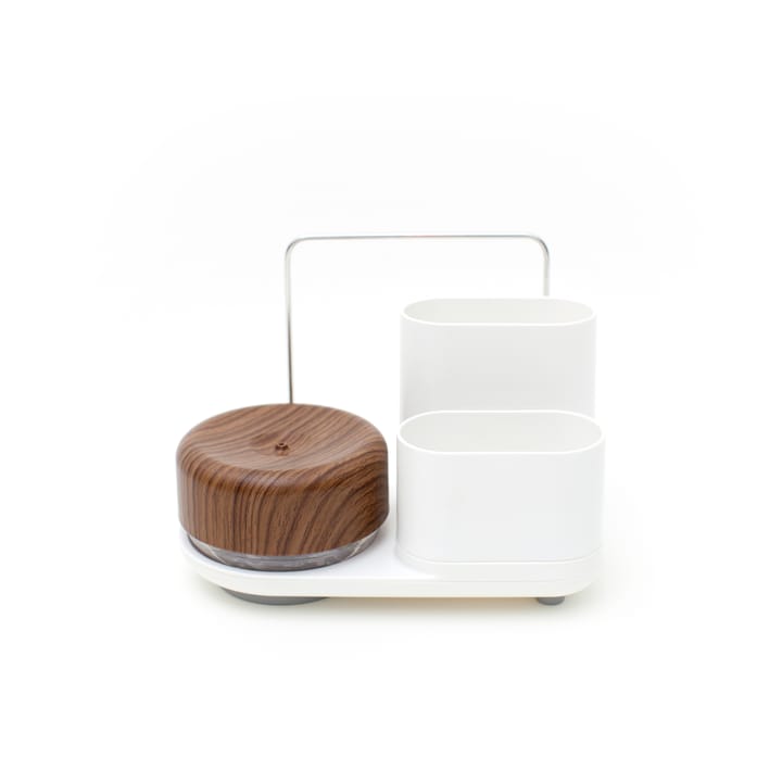 Do-Dish Caddy PLUS opvaskemiddelspumpe med opbevaring - Mørkt træ - Bosign