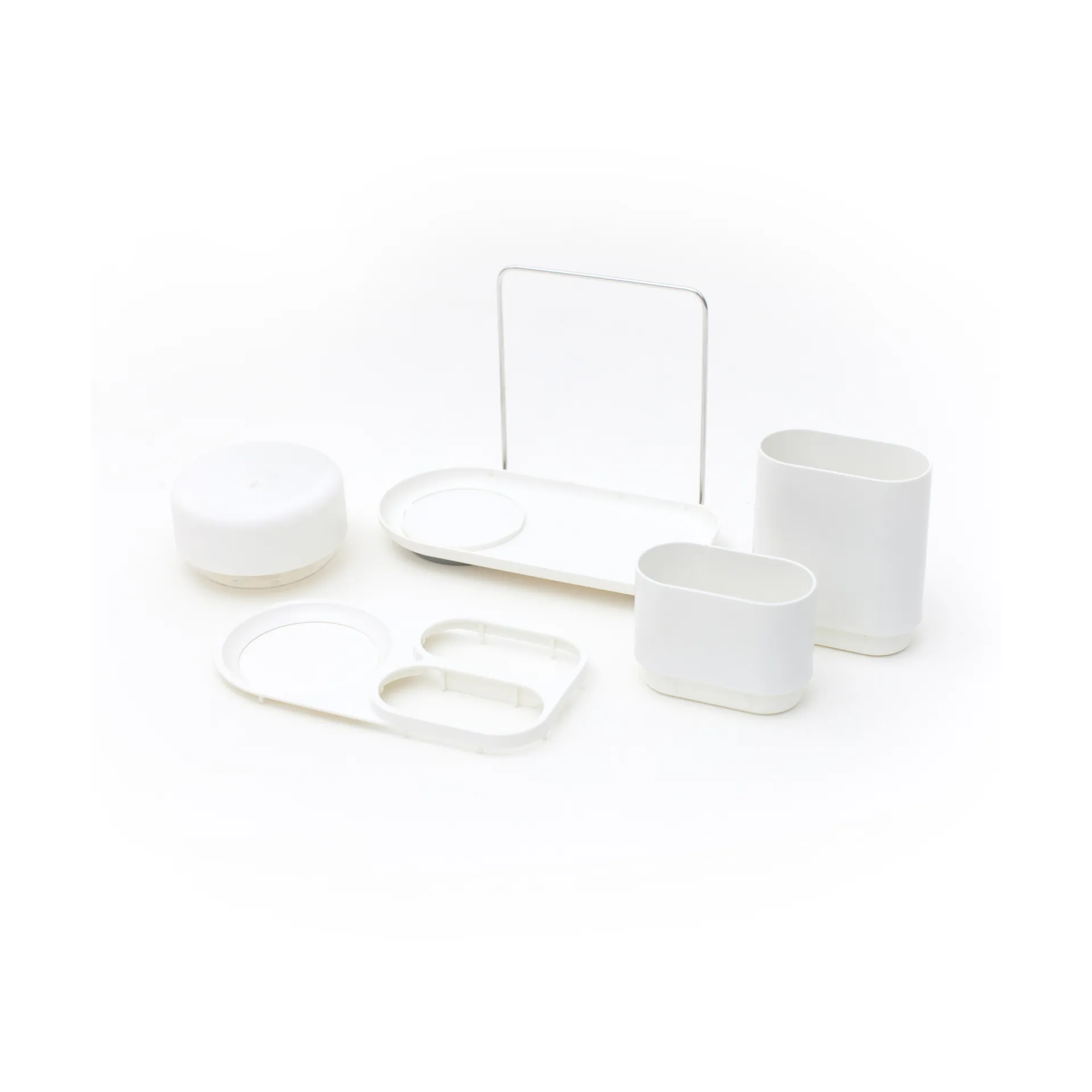 Do-Dish Caddy PLUS opvaskemiddelspumpe med opbevaring, Mørkt træ Bosign