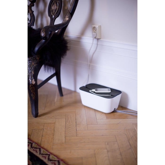 Kabelorganisator M, gråt låg Bosign