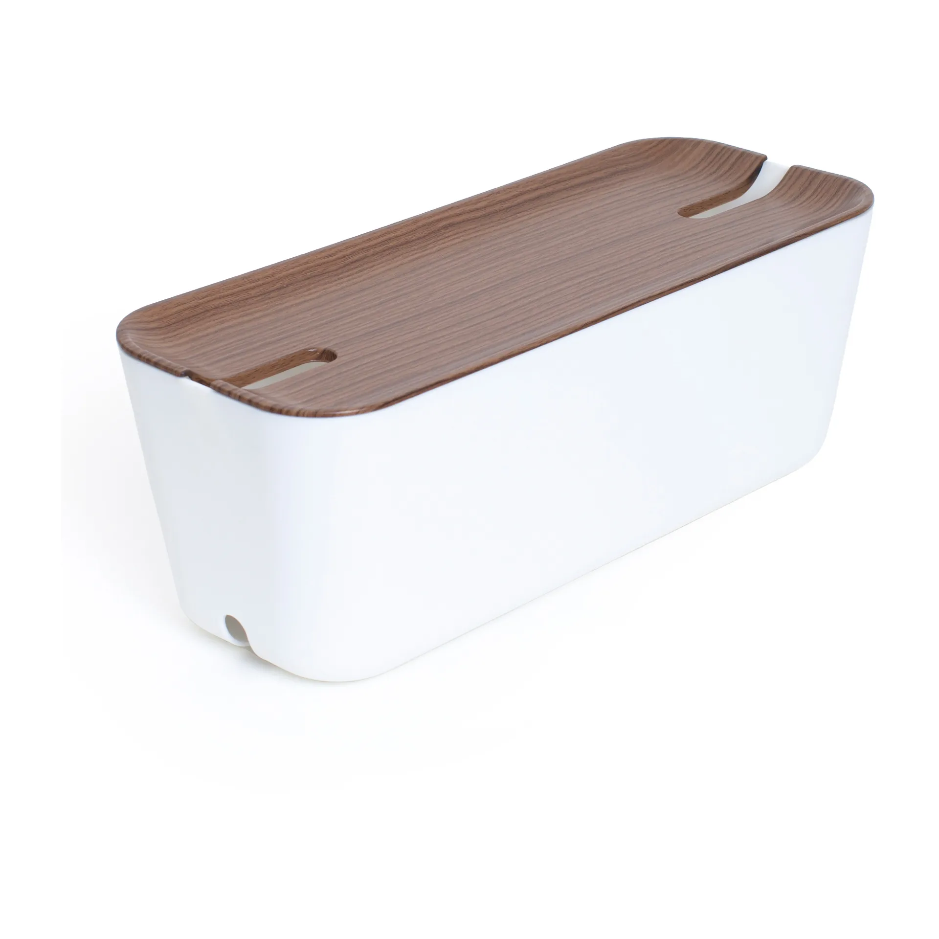 Kabelorganisator XL, Mørk trædekor Bosign