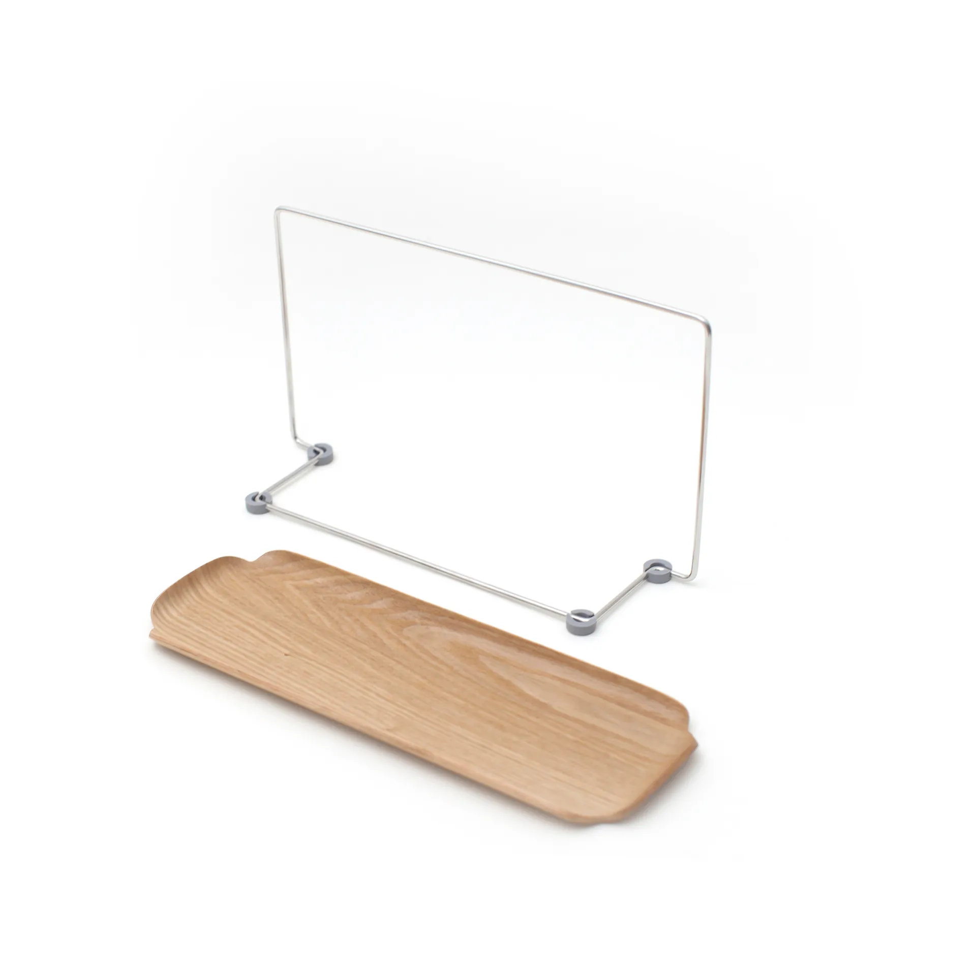 LEAF opvaskebakke med kludholder, Piletræ-rustfrit stål Bosign