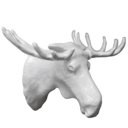 Moose krog, hvid Bosign