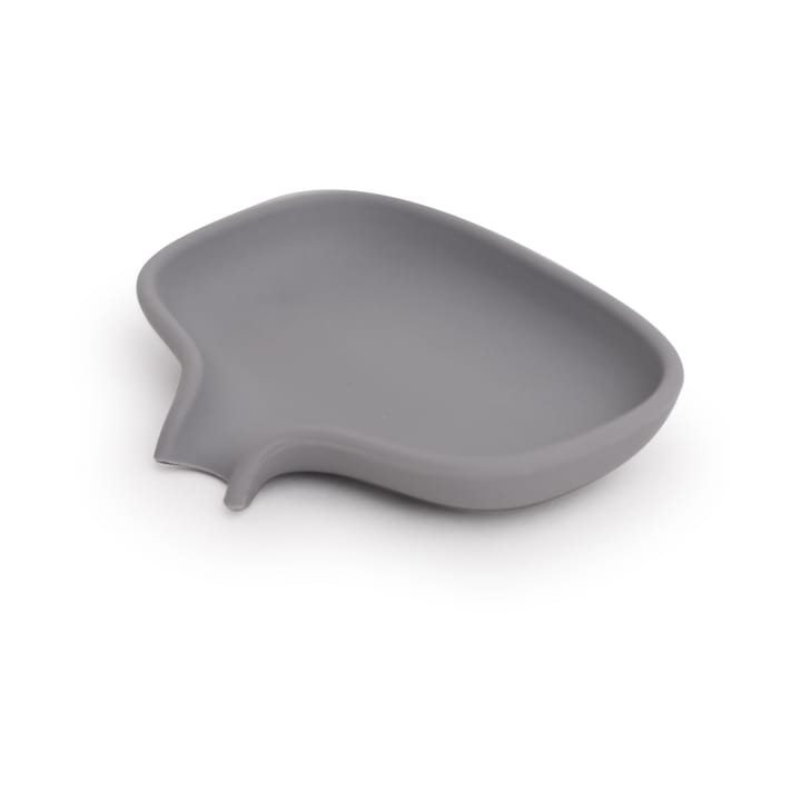 Soap Saver Flow sæbeskål med afløbstud small - Grå - Bosign