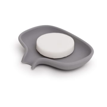 Soap Saver Flow sæbeskål med afløbstud small - Grå - Bosign