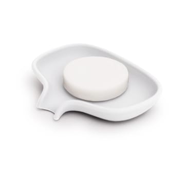 Soap Saver Flow sæbeskål med afløbstud small - Hvid - Bosign