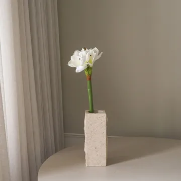 Amaryllis kunstig blomst - Hvid, 73 cm - Botané