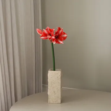 Amaryllis kunstig blomst - Mørkerød, 72 cm - Botané