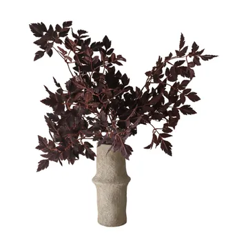 Burgundy Plum Leaves kunstig buket - 85 cm, 4 stk. - Botané