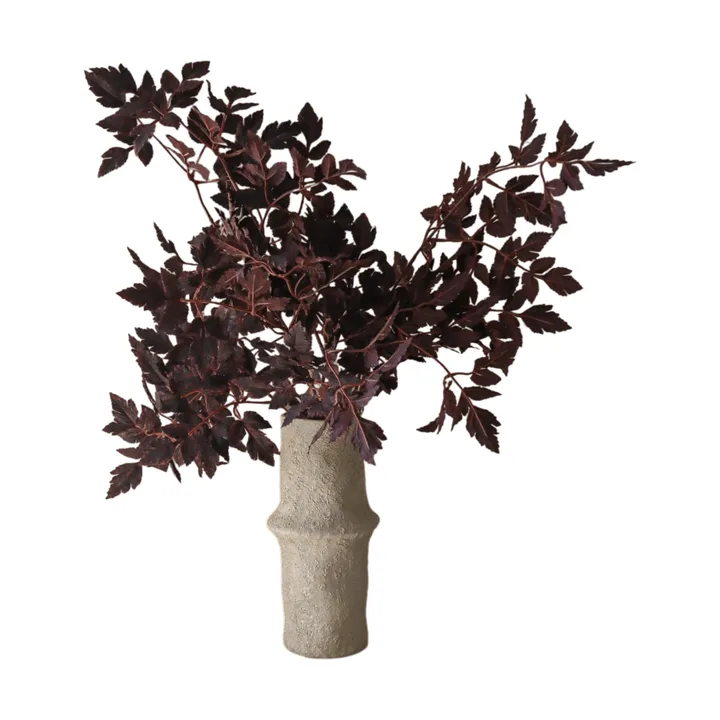 Burgundy Plum Leaves kunstig buket - 85 cm, 4 stk. - Botané