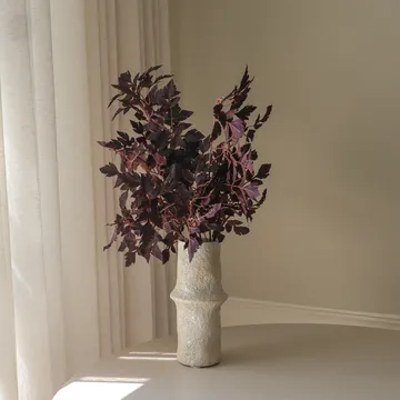 Burgundy Plum Leaves kunstig buket - 85 cm, 4 stk. - Botané