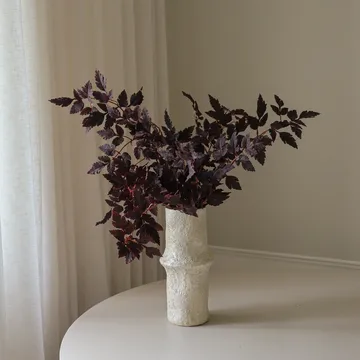 Burgundy Plum Leaves kunstig buket - Red, 85 cm, 1 stk. - Botané