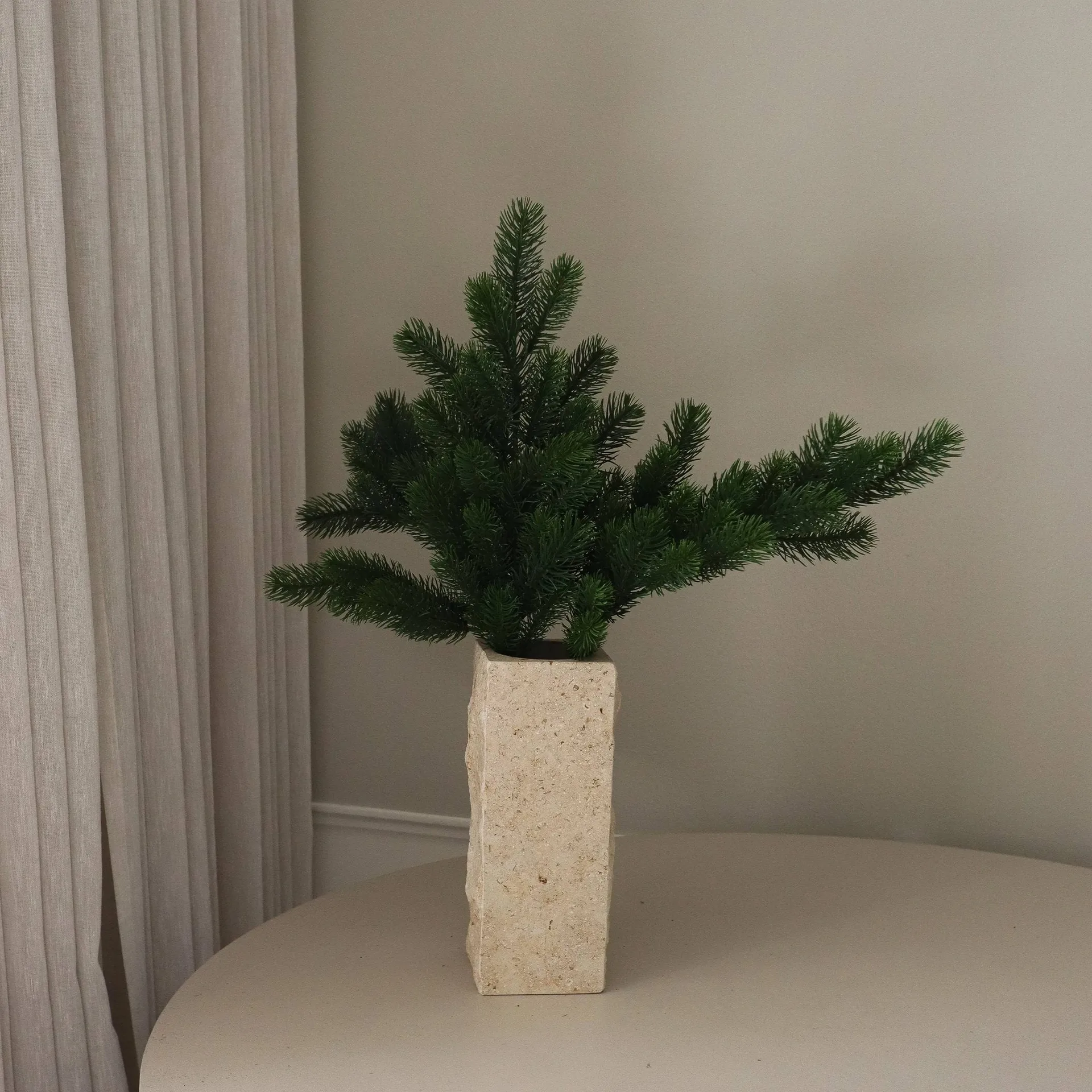 Fyrregren kunstig plante, Grøn, 65 cm Botané