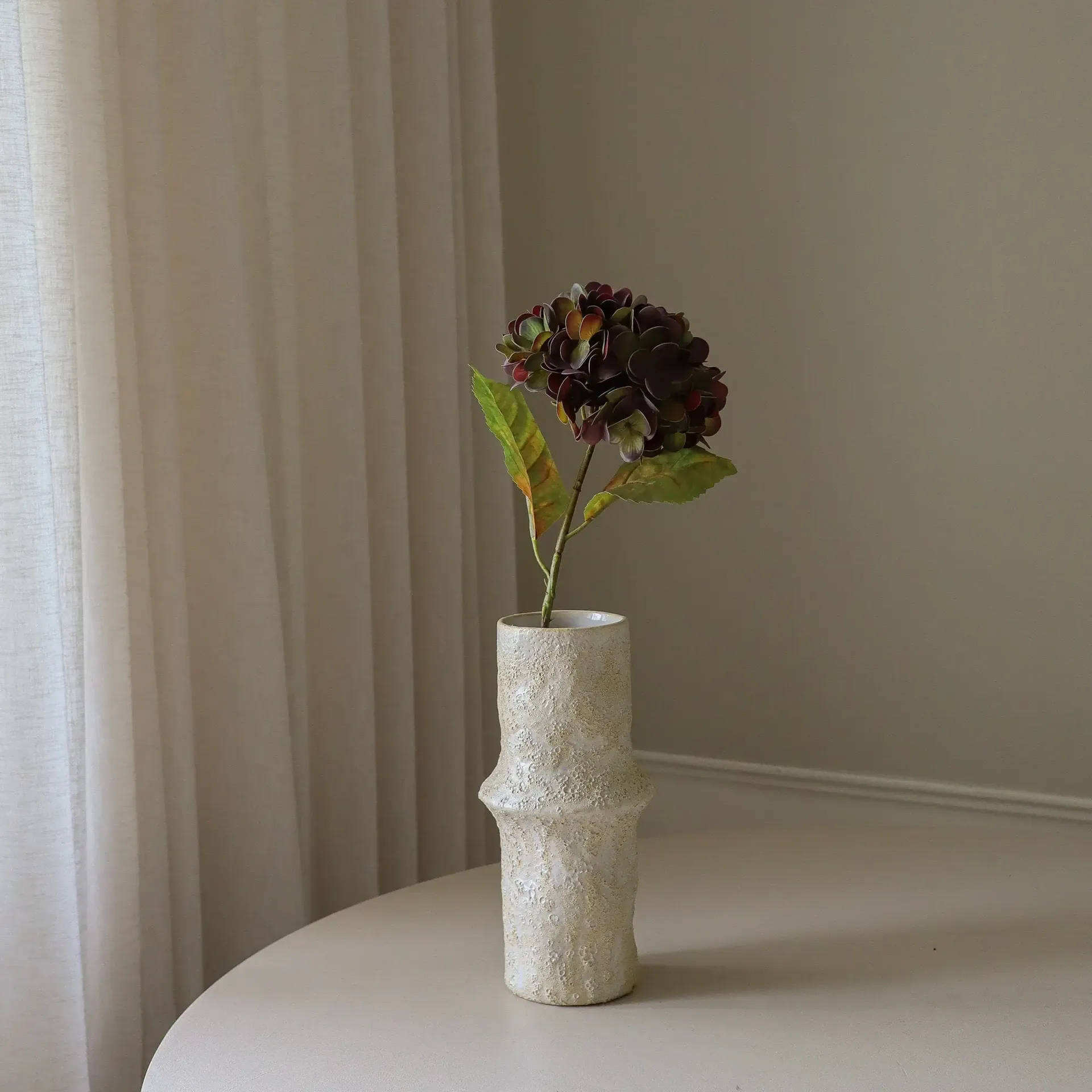 Hortensia kunstig blomst, Muted purple, 60 cm, 1 stk. Botané