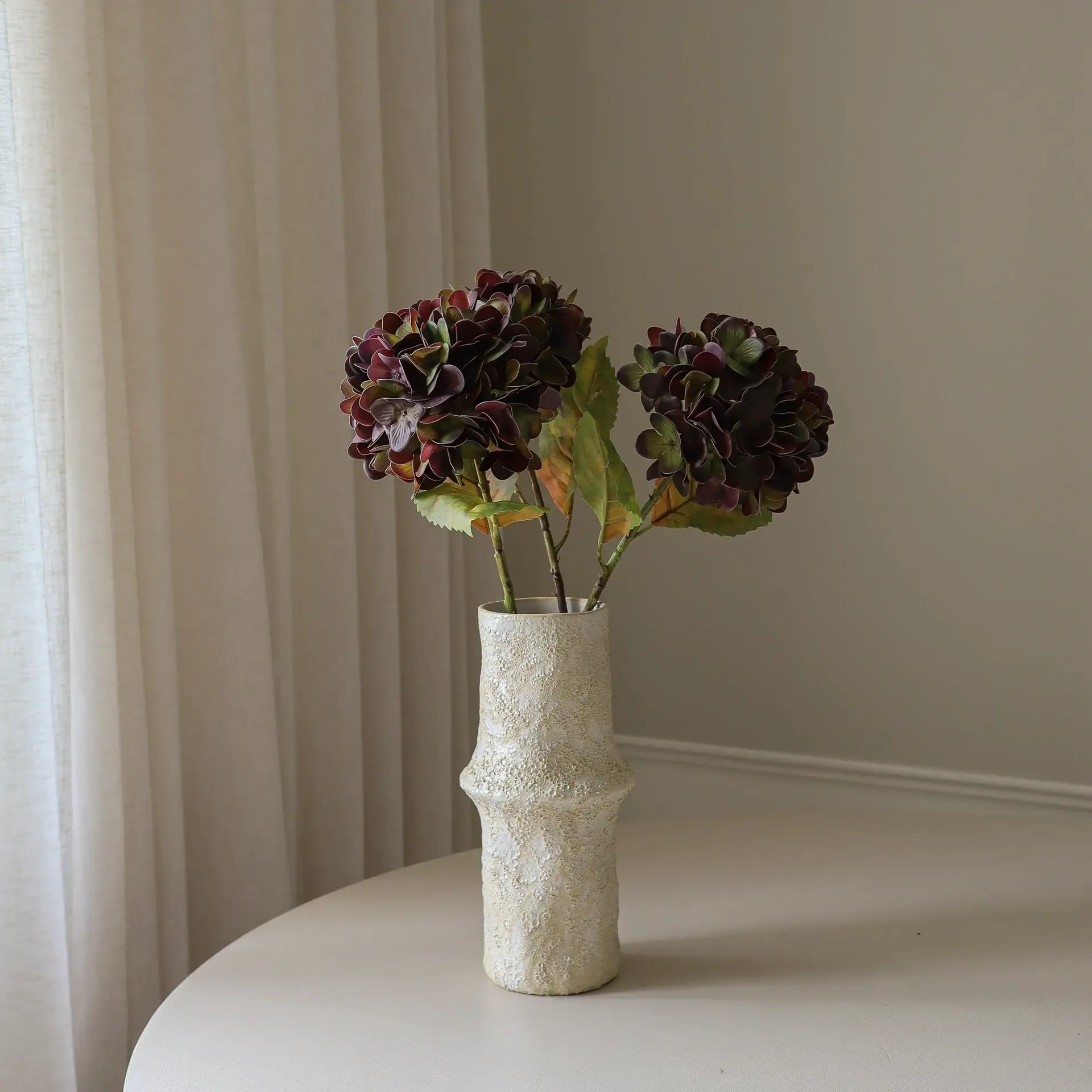 Hortensia kunstig blomst, Muted purple, 60 cm, 1 stk. Botané