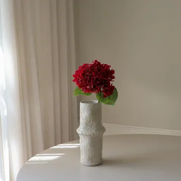 Hortensia kunstig blomst - Rød, 51 cm, 1 stk. - Botané