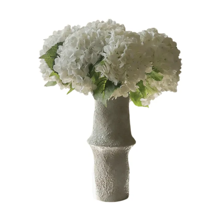 Hortensia kunstig buket - Hvid, 7 stk - Botané