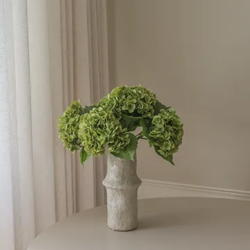 Hortensia kunstig buket - Mosgrøn, 51 cm, 6 stk. - Botané