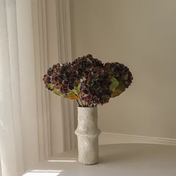 Hortensia kunstig buket - Muted purple, 60 cm, 6 stk - Botané