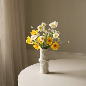 Le Natural kunstig buket - Præstegårdsnælde-bellis 7 stk - Botané