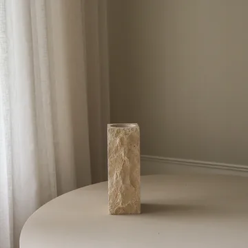 Limestone Edge marmorvase - Medium, 30 cm - Botané