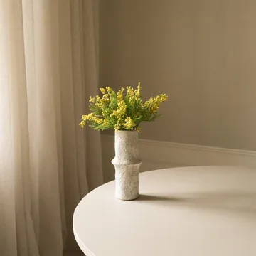 Mimosa kunstig buket - Mini, gul 10 stk - Botané