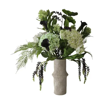 Moonlit Garden kunstig buket - Hortensia-papegøjetulipan-kalla, 106 cm, 17 stk. - Botané