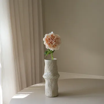 Pion kunstig blomst - Light pink, 56 cm, 1 stk - Botané