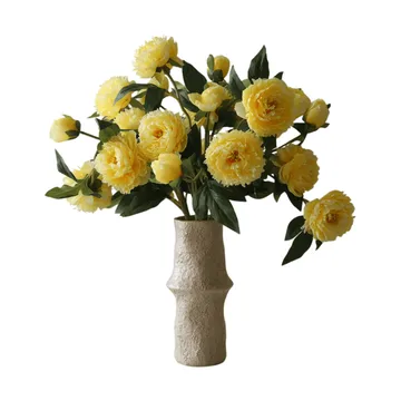 Pioner kunstig buket - Large, gul 7 stk - Botané