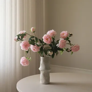 Pioner kunstig buket - Medium, rosa 5 stk - Botané
