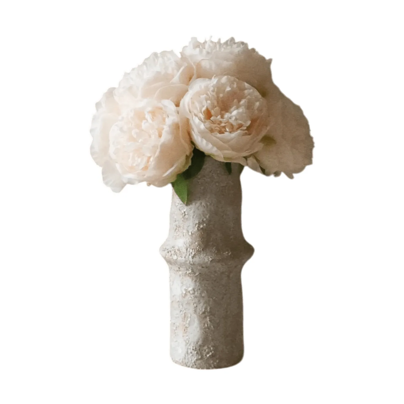 Pioner kunstig buket, Mini, cream 10 stk Botané