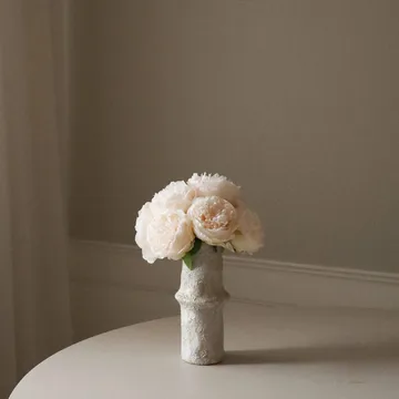 Pioner kunstig buket - Mini, cream 10 stk - Botané