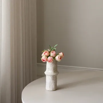 Roser kunstig buket - Mini, lyserød 10 stk - Botané