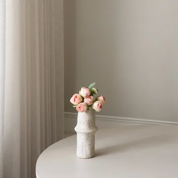Roser kunstig buket - Mini, lyserød 10 stk - Botané