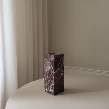Rosso Levanto Edge marmorvase - Medium, 30 cm - Botané